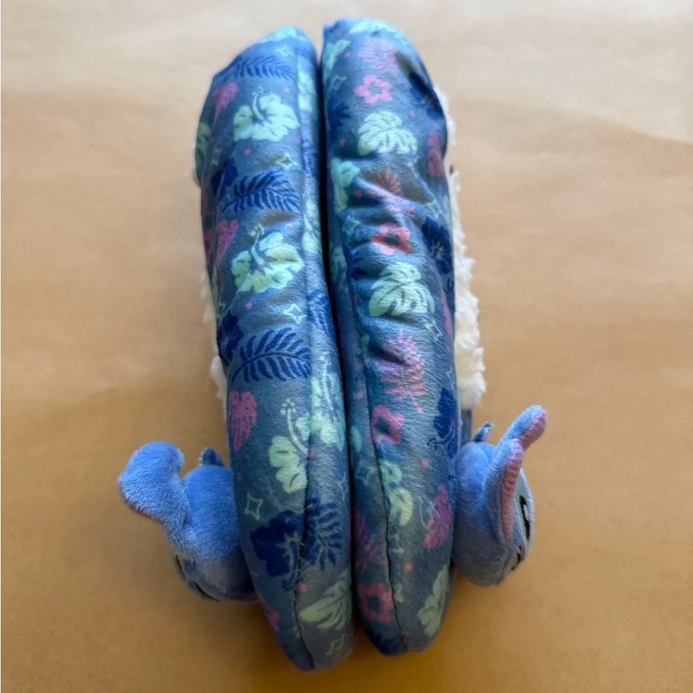 Disney Blue and Pink Stitch Slippers